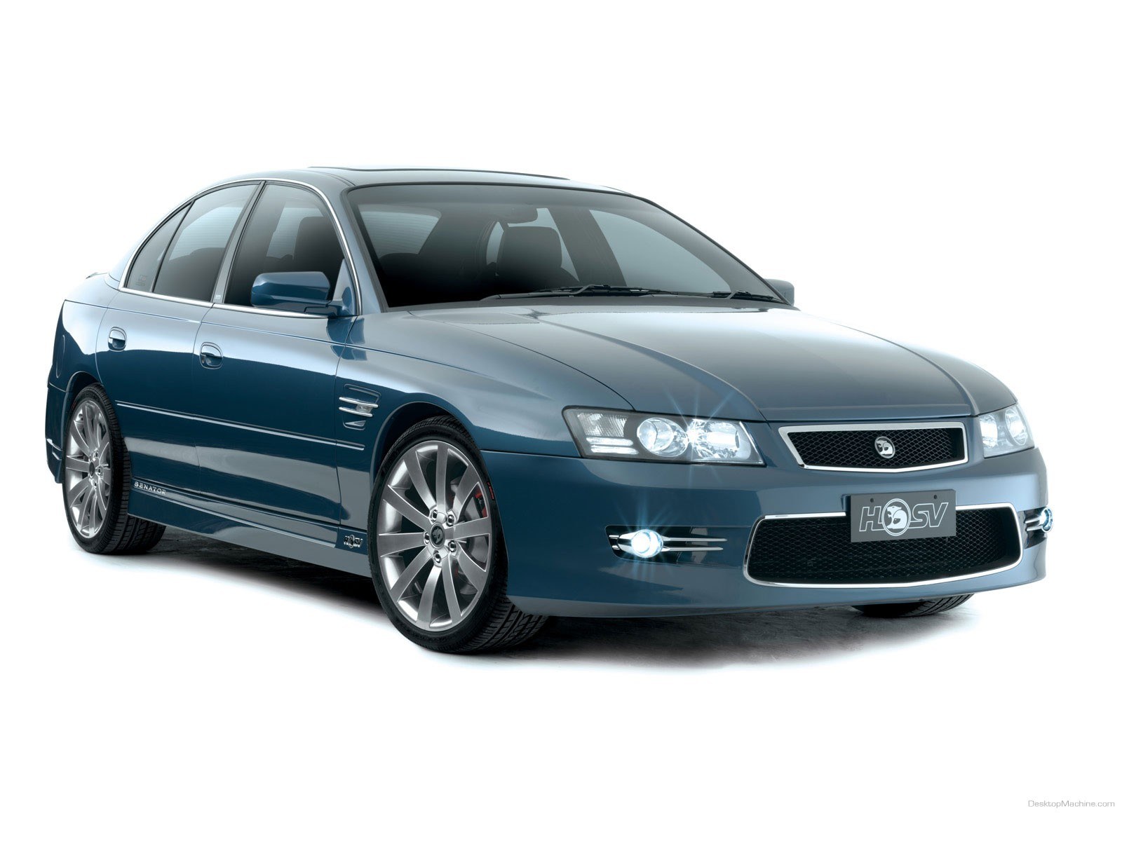 blue sedan car