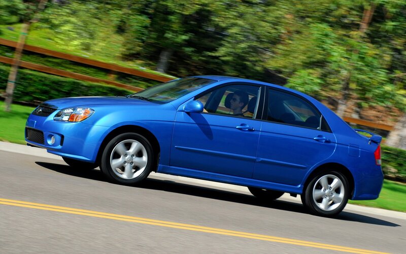 Blue Sedan Car — Dynamic, Afternoon, Photograph, Driver, Road, Trees, Green, Gray