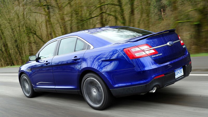 Blue Sedan Car — Dynamic, Photograph, Trees
