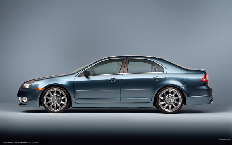 Blue Sedan Car — Neutral, Photograph, Wheels, Side Mirror