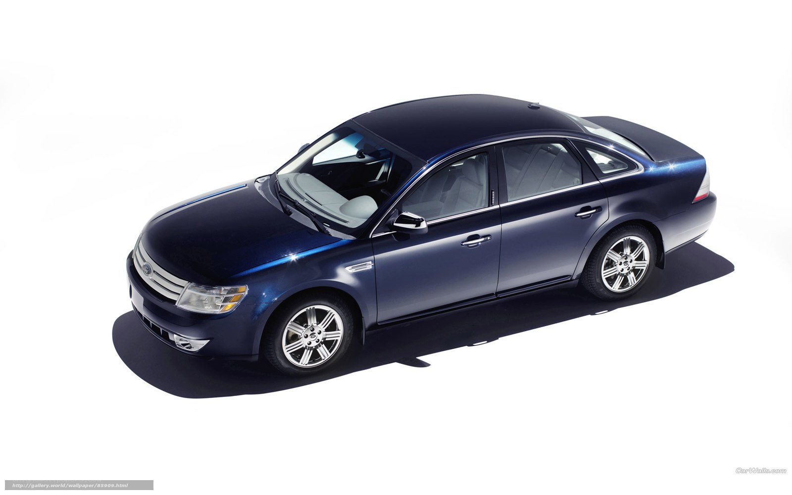 blue sedan car on white
