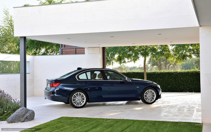 Blue Sedan Car — Serene, Afternoon, Photograph, Carport