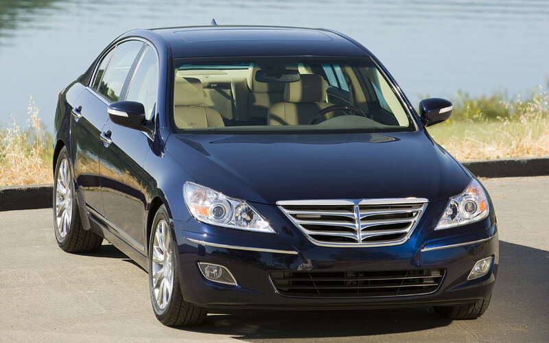 Blue Sedan Car — Serene