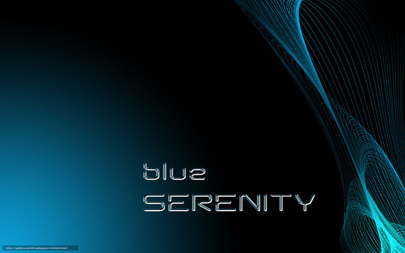 Blue Serenity Wallpaper
