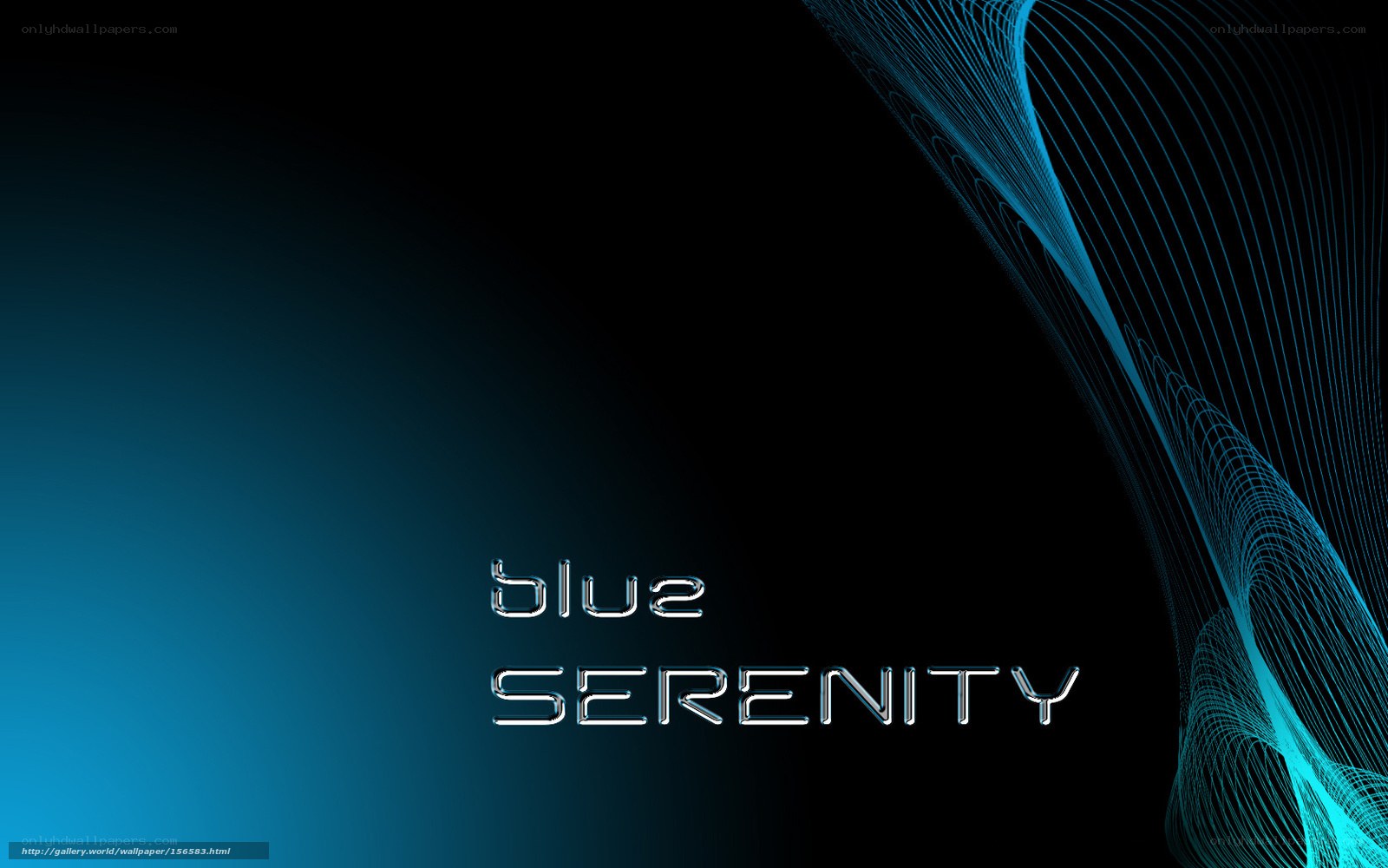 Blue Serenity Wallpaper