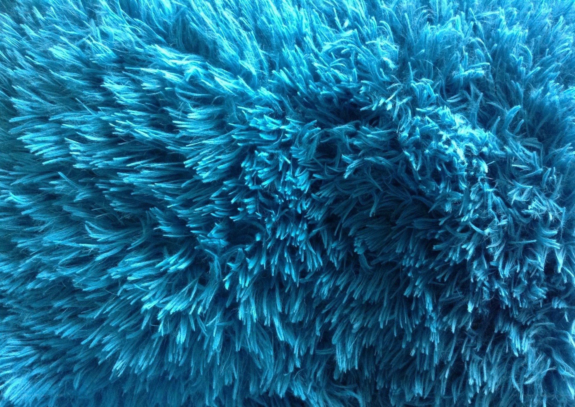 blue shaggy carpet texture