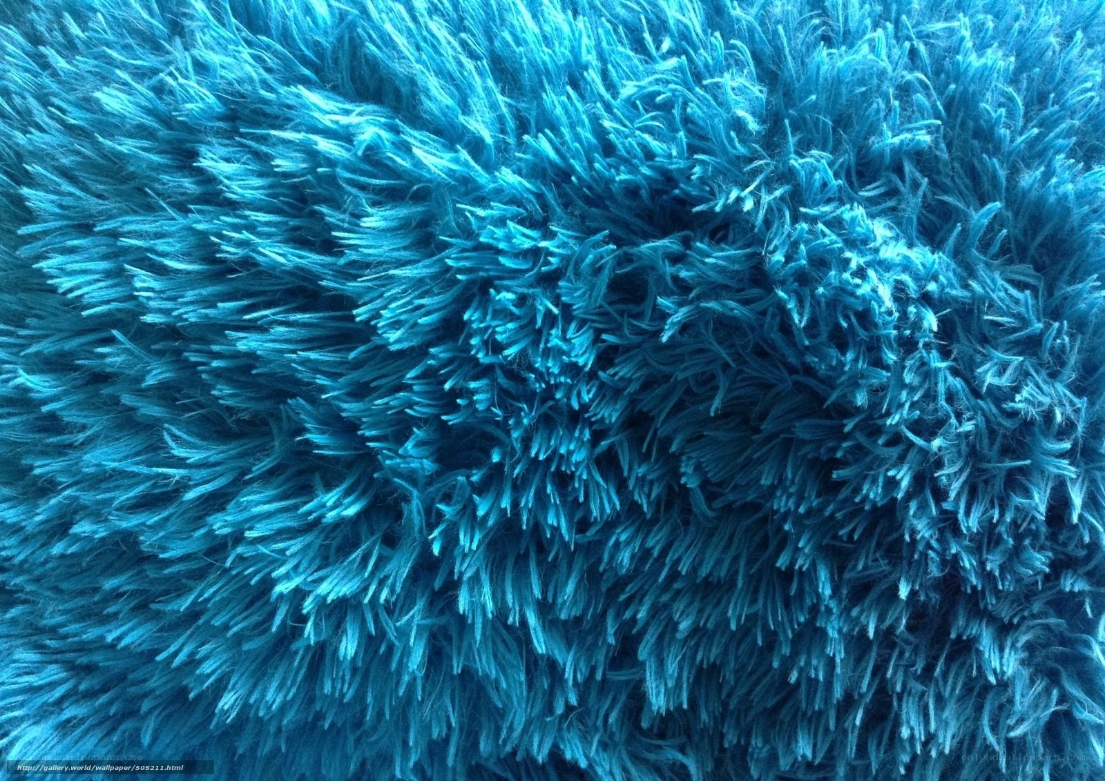 blue shaggy texture