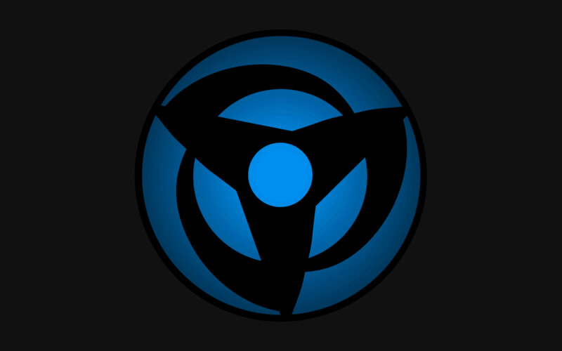 Blue Sharingan symbol