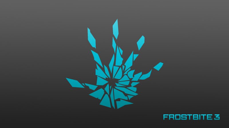 Blue Shattered Ice Pattern