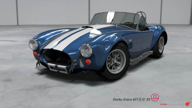 Blue Shelby Cobra Car — Neutral