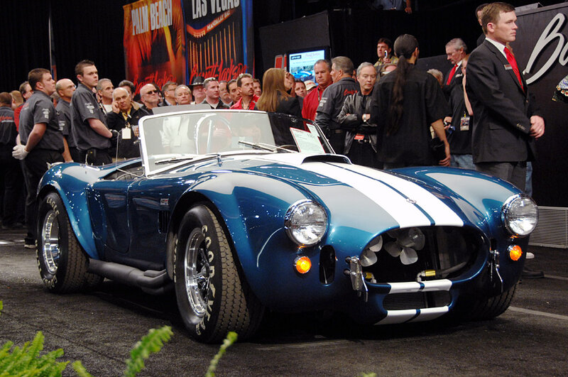 Blue Shelby Cobra Car