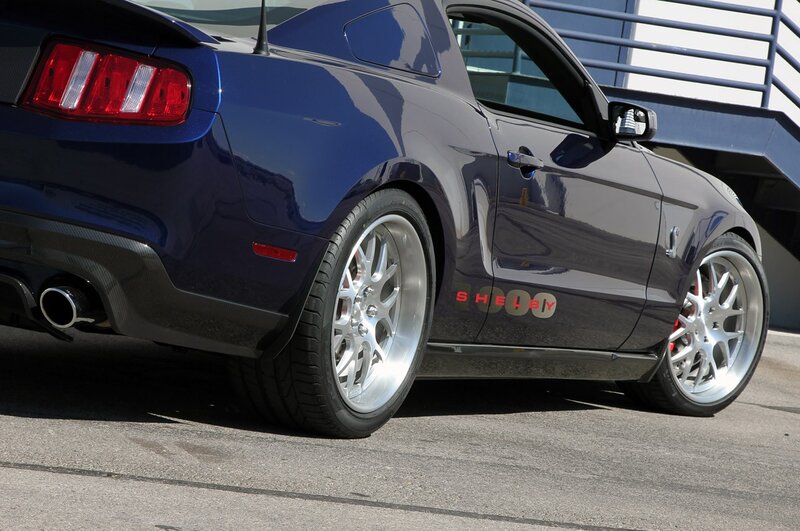 Blue Shelby Mustang car