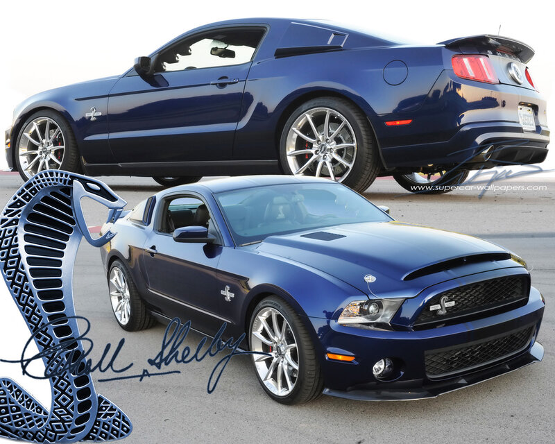 Blue Shelby Mustang — Dynamic, Afternoon