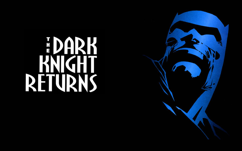 Blue Silhouette of Batman