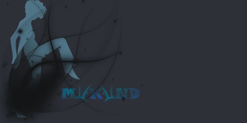 blue silhouette with text