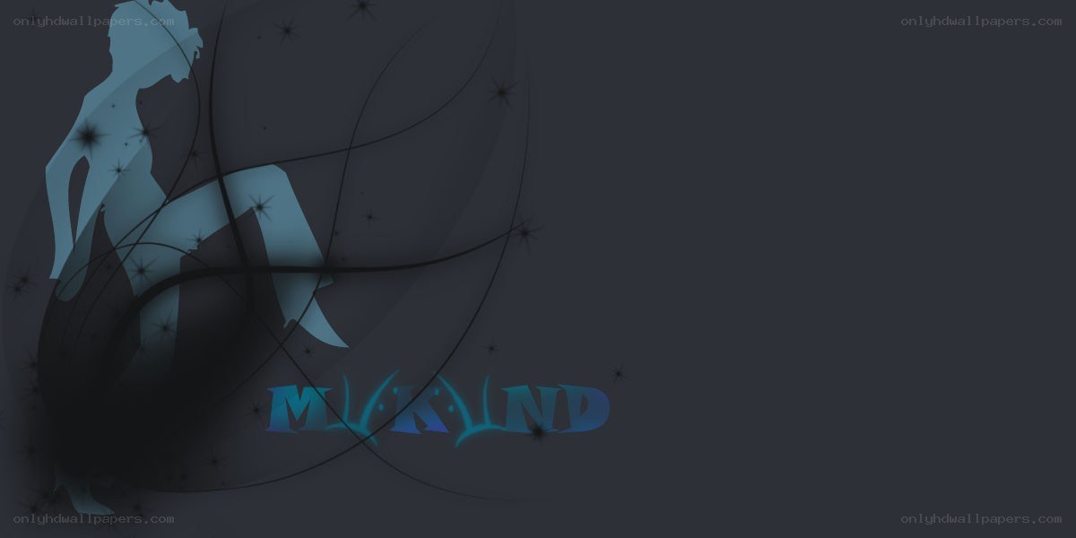 blue silhouette with text