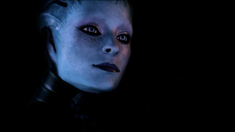 blue-skinned alien character