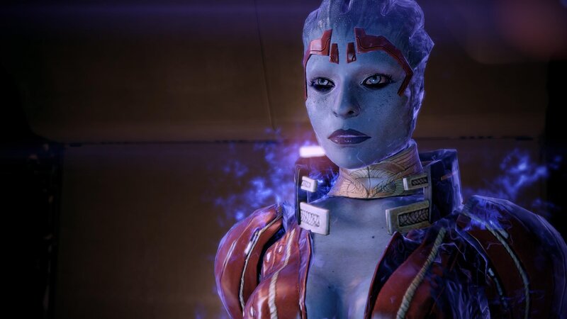 blue-skinned alien character