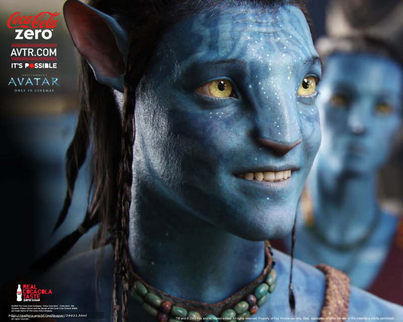 Blue-skinned Alien Character — Blue, Serene