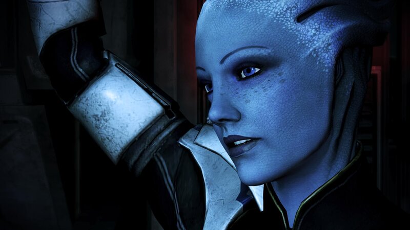 blue-skinned alien character close-up