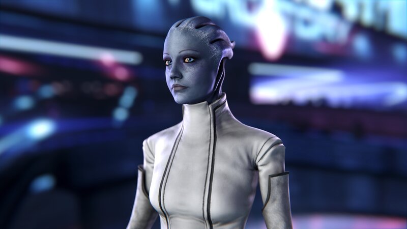 blue-skinned alien character