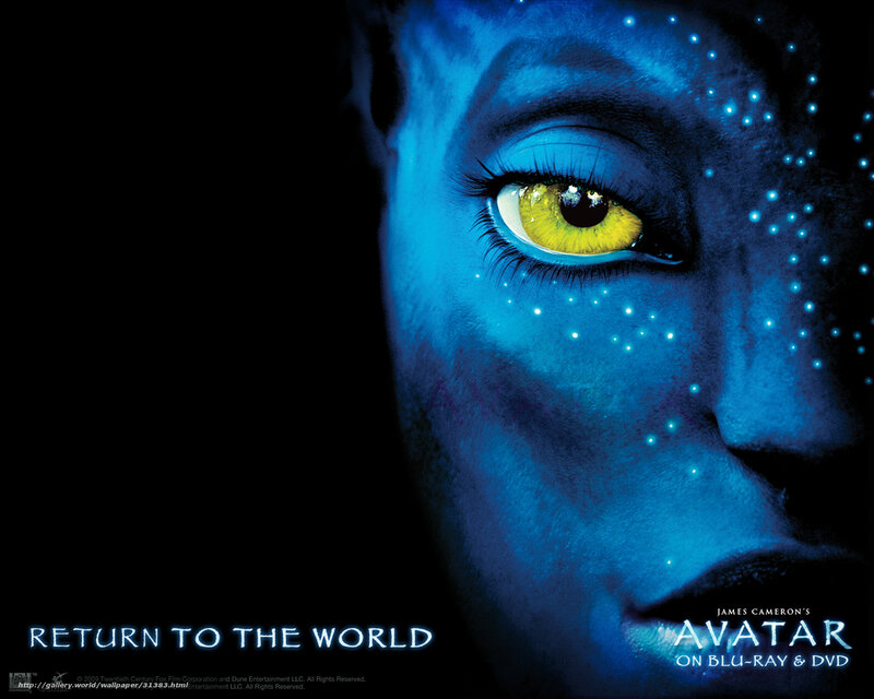 Blue-skinned Alien Face — Blue, Dramatic, Digital Art
