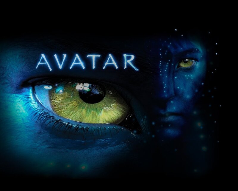 Blue-skinned Alien Face — Blue, Dramatic, Night, Digital Art, Eye, Text