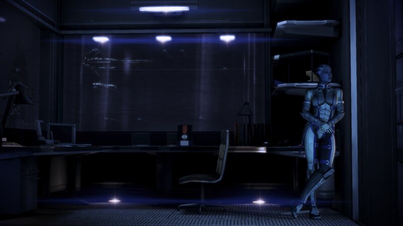 Blue-skinned Alien in Armor — Blue