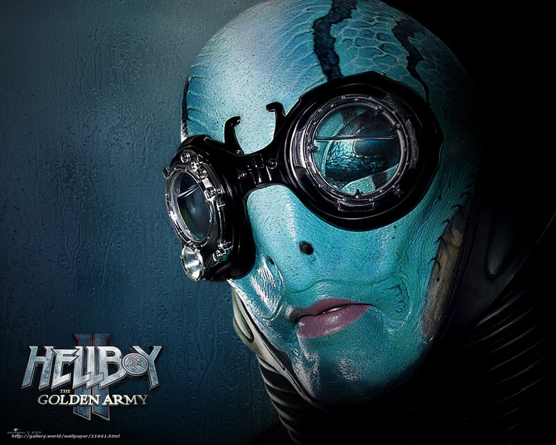 Blue-skinned Alien with Goggles