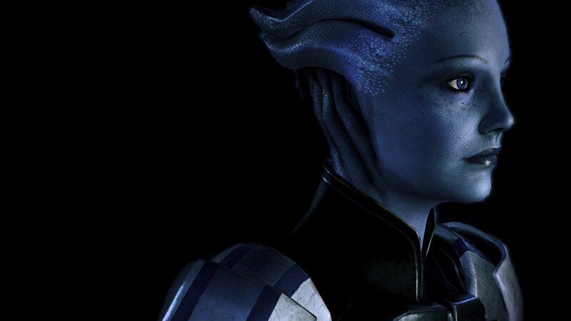 Blue-skinned Alien Woman — Blue, Dramatic, 3d Render, Armor