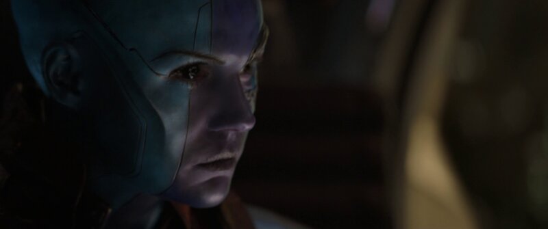 Blue-skinned Alien Woman — Blue, Dramatic, Photograph, Face