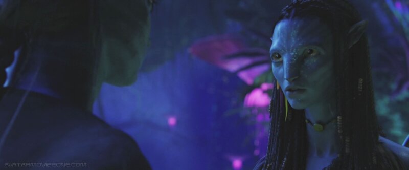 Blue-skinned Alien Woman — Blue, Mysterious, Night