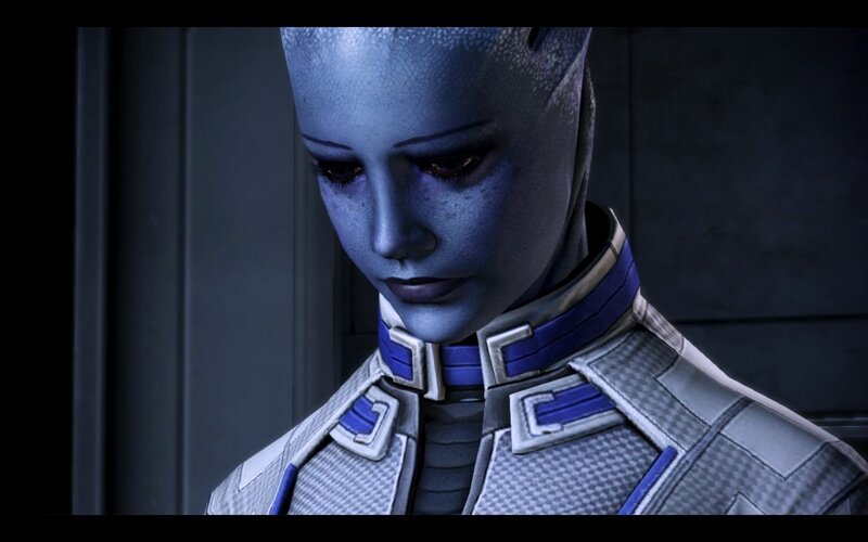 Blue-skinned Alien Woman — Blue, Serious, 3d Render, Uniform, Close-up
