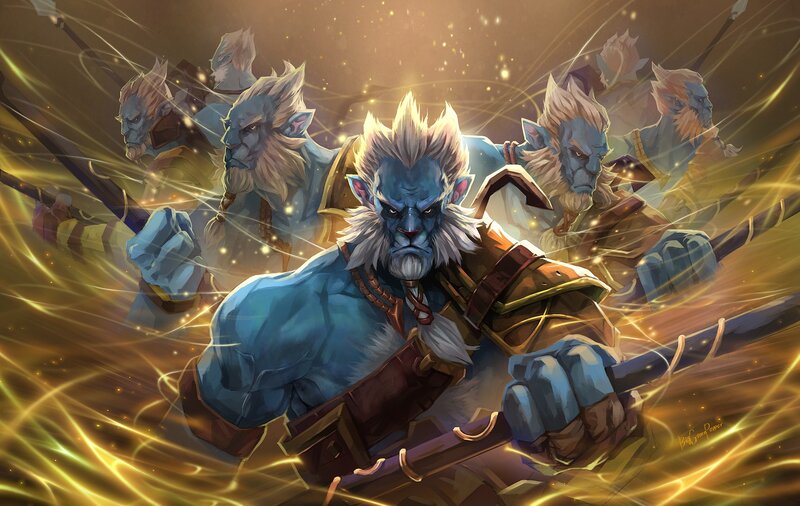 Blue-skinned Ape Warriors — Blue