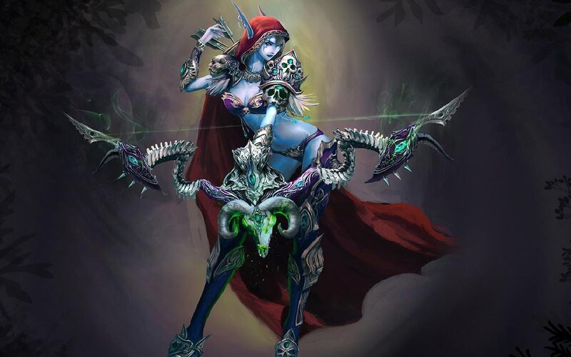 Blue-skinned Archer on Mount