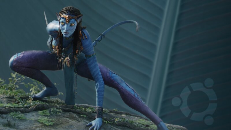 Blue-skinned Avatar — Blue, Alert, 3d Render, Rock