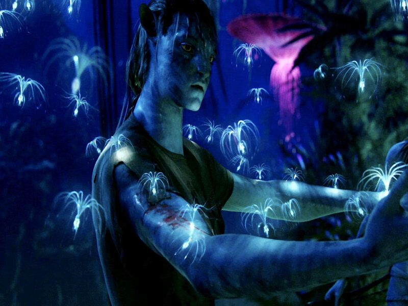 Blue-skinned Avatar — Blue, Dark, Mysterious