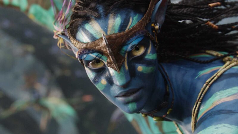 Blue-skinned Avatar — Blue, Intense
