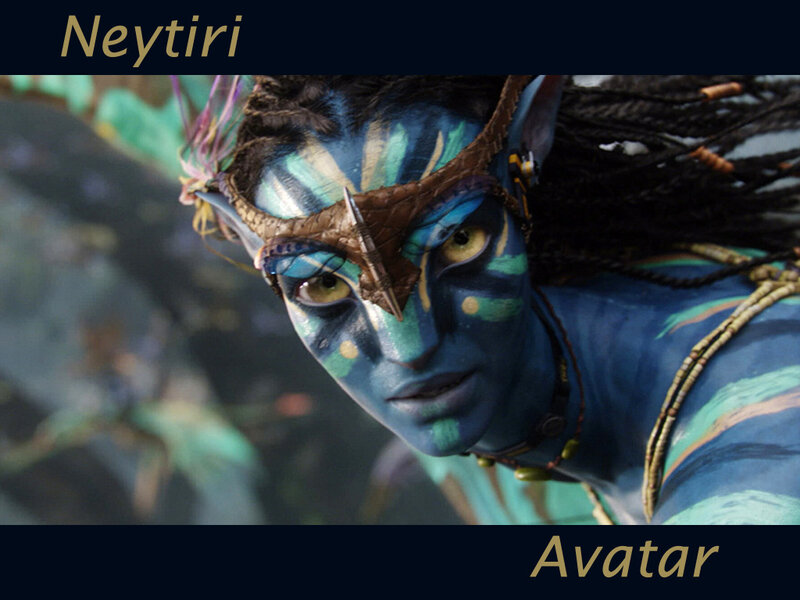 Blue-skinned Avatar Character — Blue, Intense, 3d Render