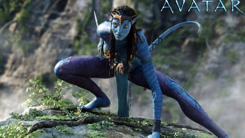 Blue-skinned Avatar Character — Blue