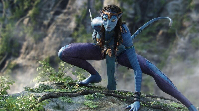 Blue-skinned Avatar Female