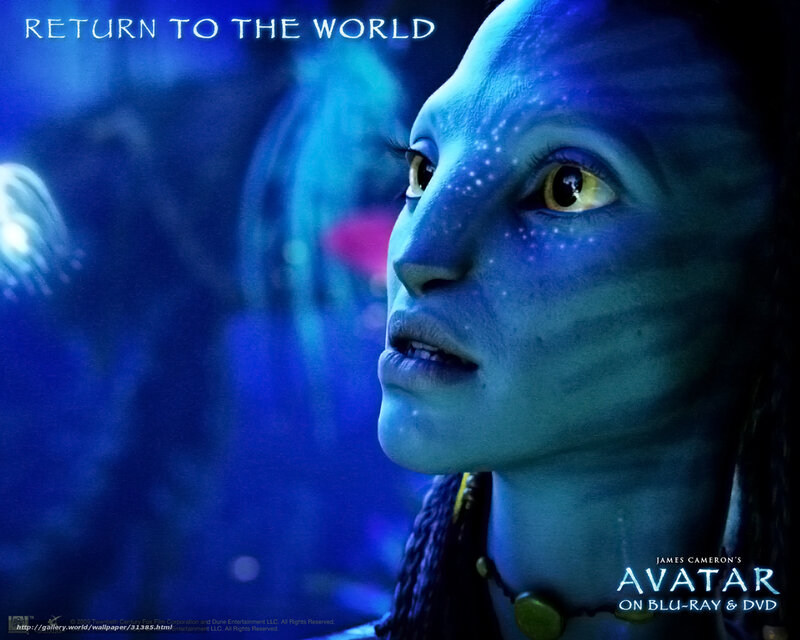 Blue-skinned Avatar Woman — Blue, Dramatic, 3d Render