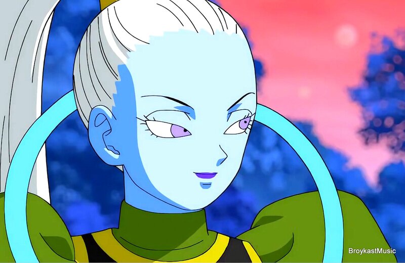 Blue-skinned Character — Blue, Dramatic, Sunset