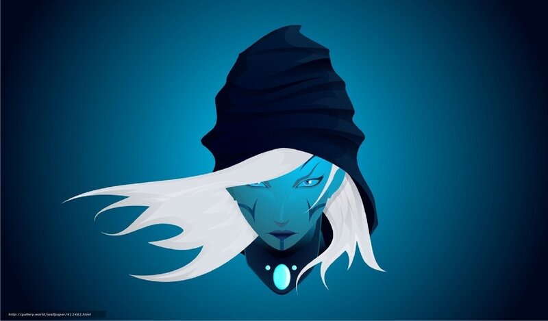 blue-skinned character portrait
