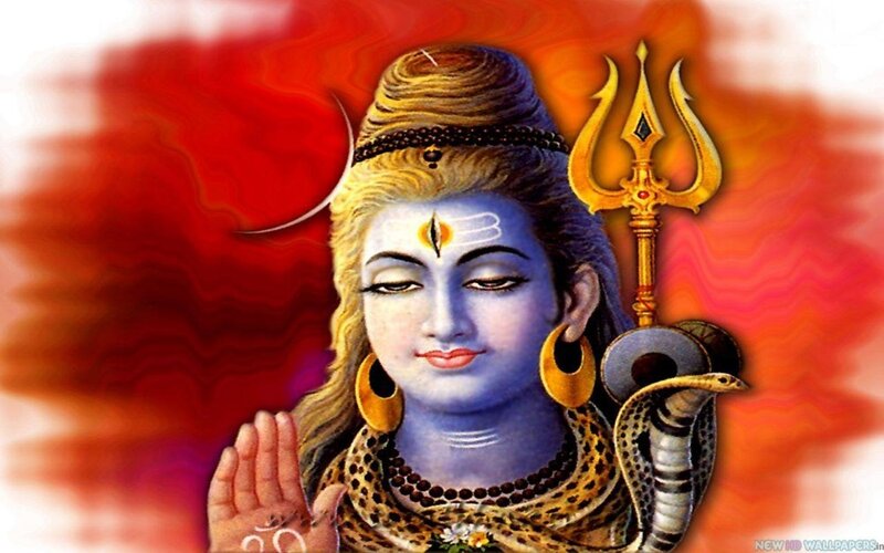 Blue-skinned Deity