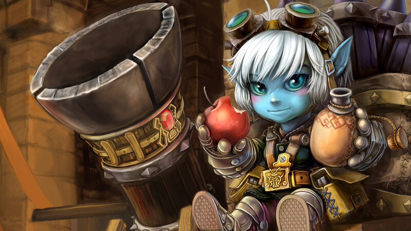 Blue-skinned Goblin — Blue