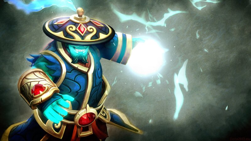 Blue-skinned Mage Casting Spell