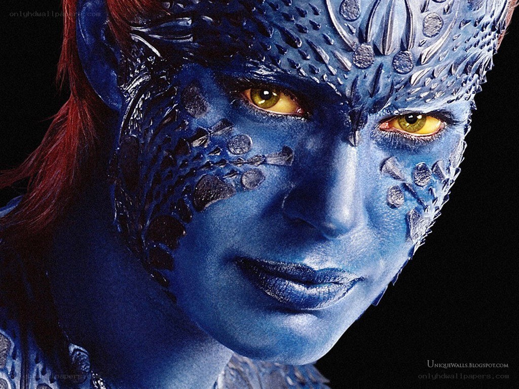 blue-skinned mutant character