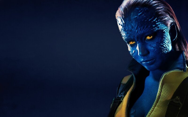 Blue-skinned mutant character