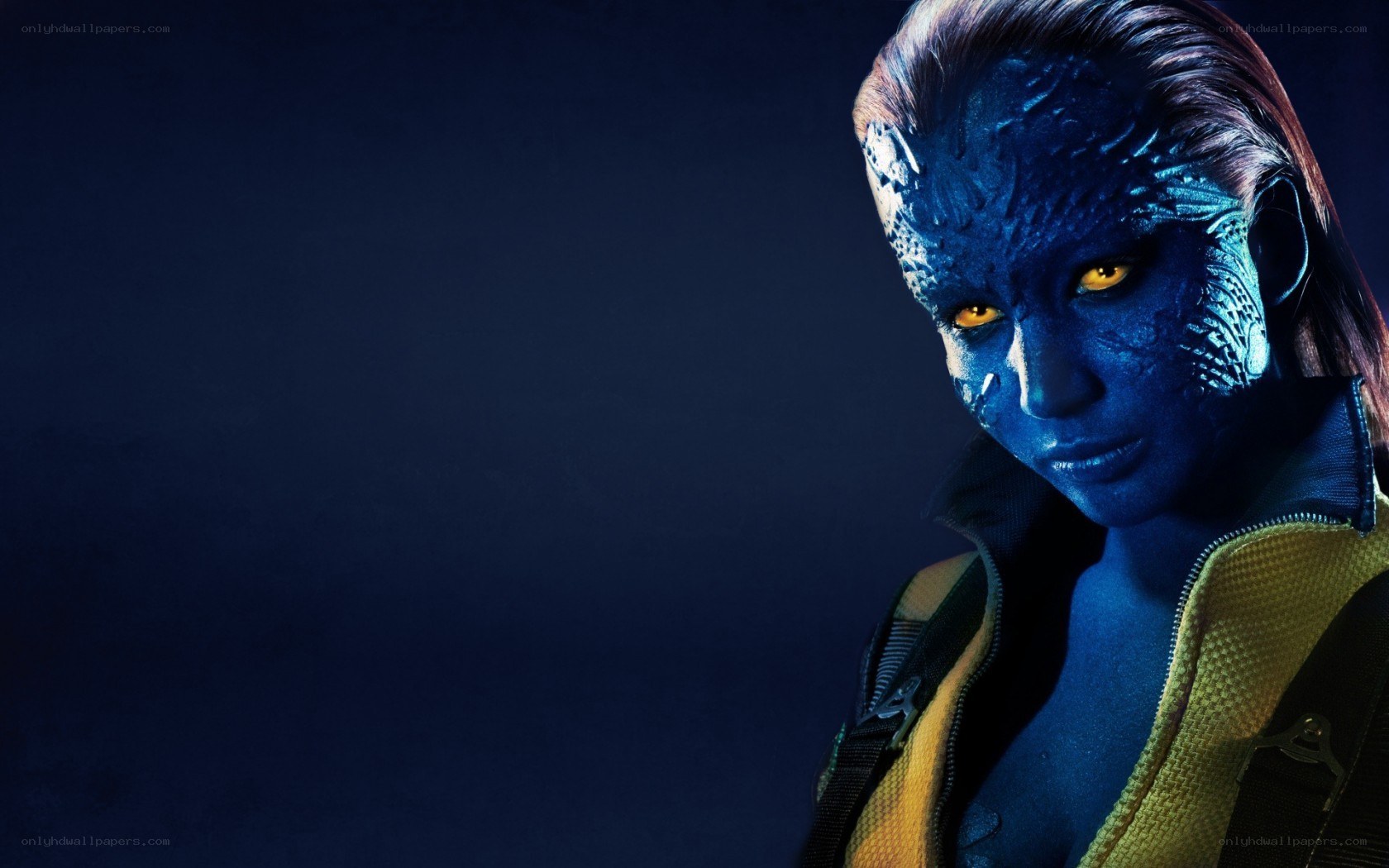 Blue-skinned mutant character